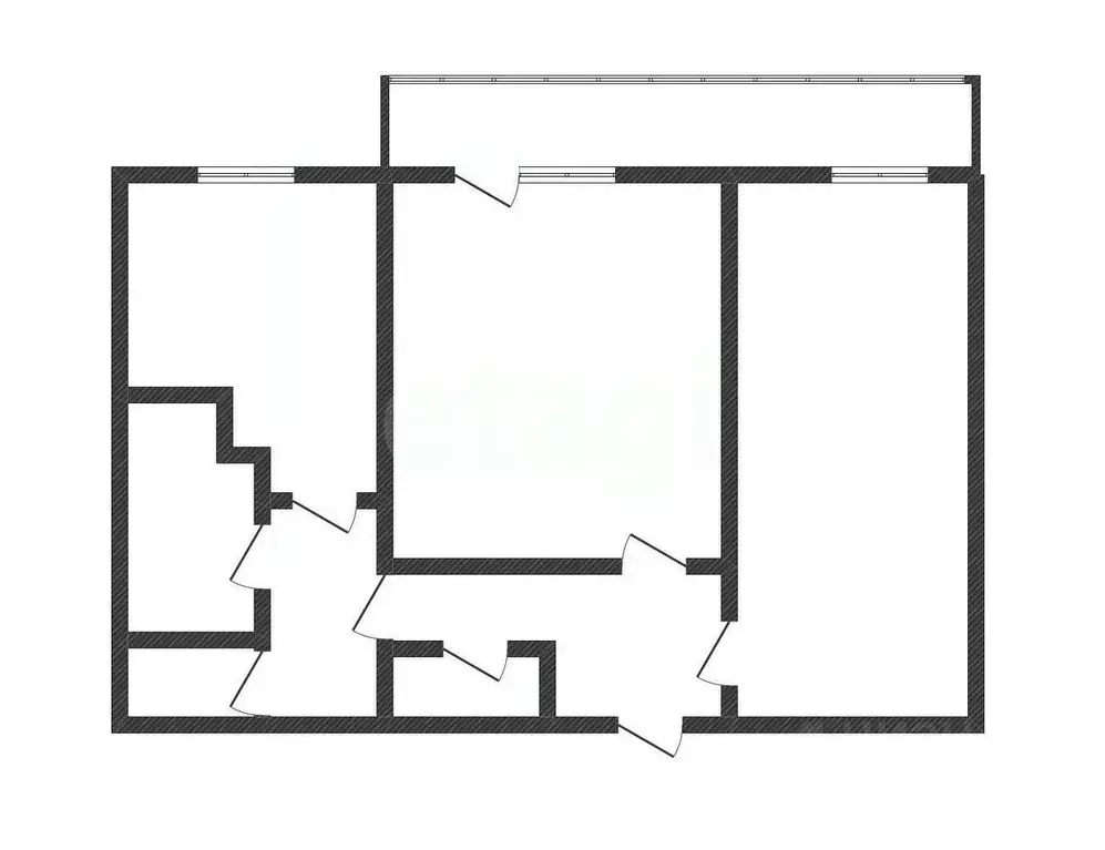 2-к кв. Белгородская область, Белгород ул. Победы, 69 (44.9 м) - Фото 2