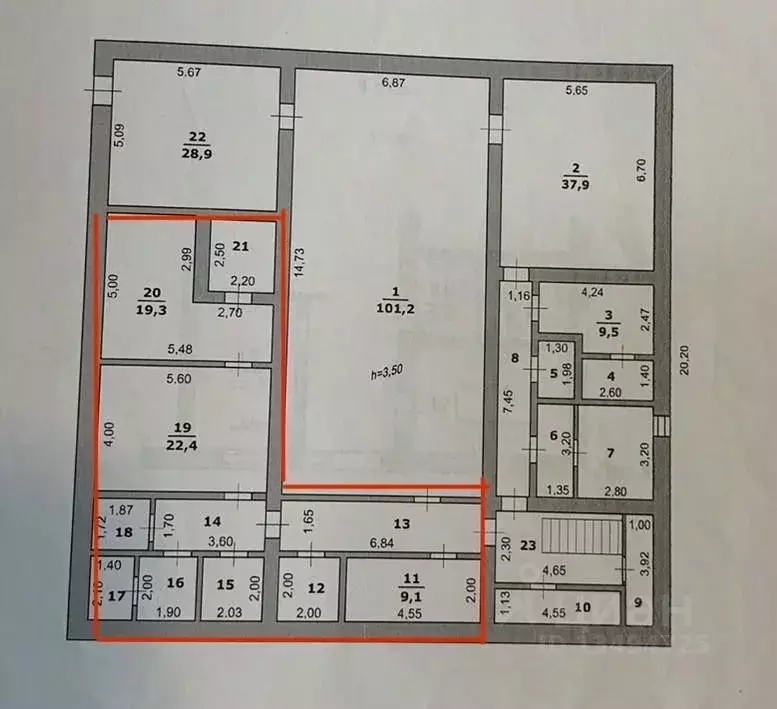 Помещение свободного назначения в Белгородская область, Белгород ... - Фото 2