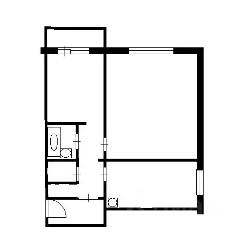2-к кв. Новосибирская область, Новосибирск ул. Виталия Потылицына, ... - Фото 2