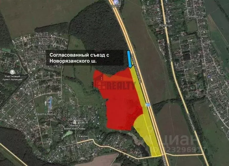 Склад в Московская область, Раменский муниципальный округ, д. Тяжино ... - Фото 2