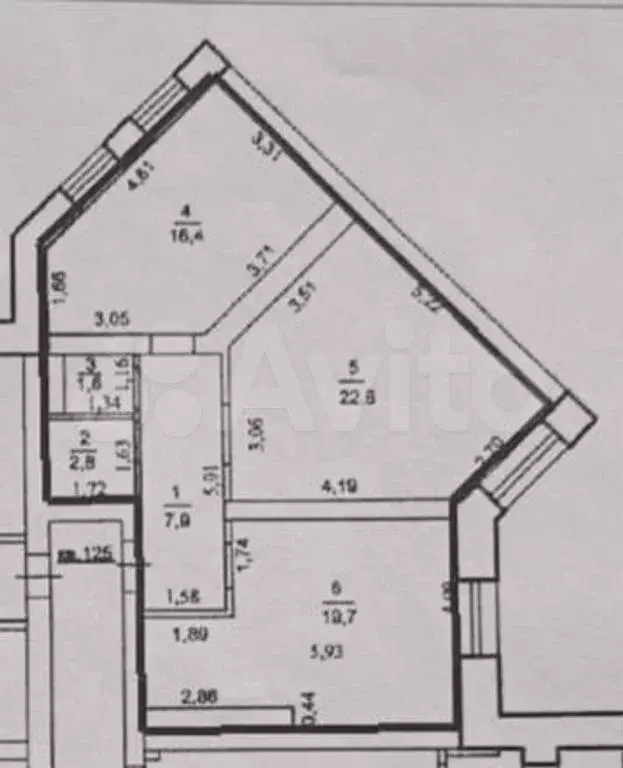 2-к. квартира, 71 м, 2/12 эт. - Фото 0