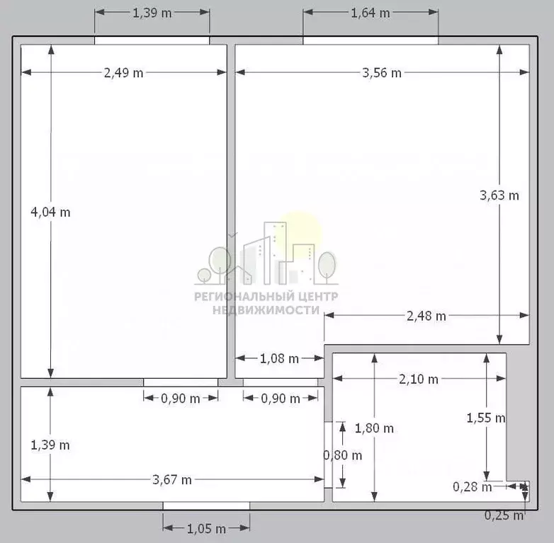 2-к кв. Иркутская область, Иркутск Гусарская тер., 6 (36.6 м) - Фото 2