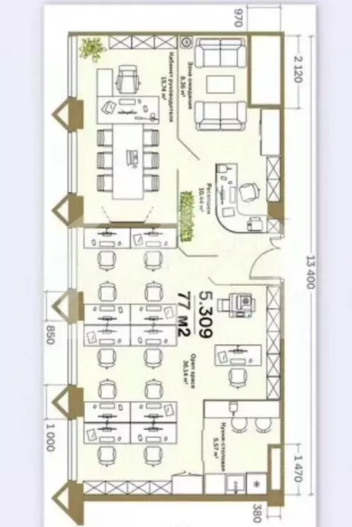 Помещение свободного назначения в Москва проезд Жуков, вл8 (77 м) - Фото 2