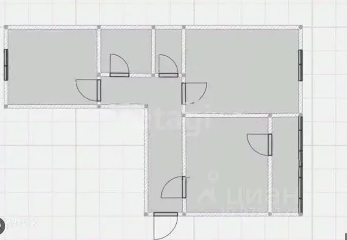2-к кв. Татарстан, Казань ул. Сибгата Хакима, 35 (65.0 м) - Фото 1