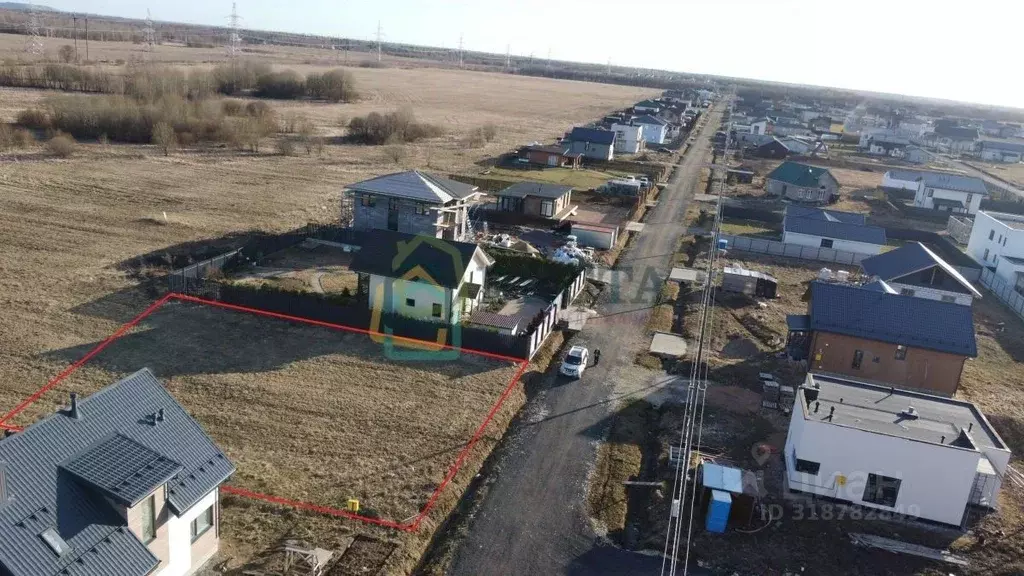 Участок в Ленинградская область, Ломоносовский район, Виллозское ... - Фото 1
