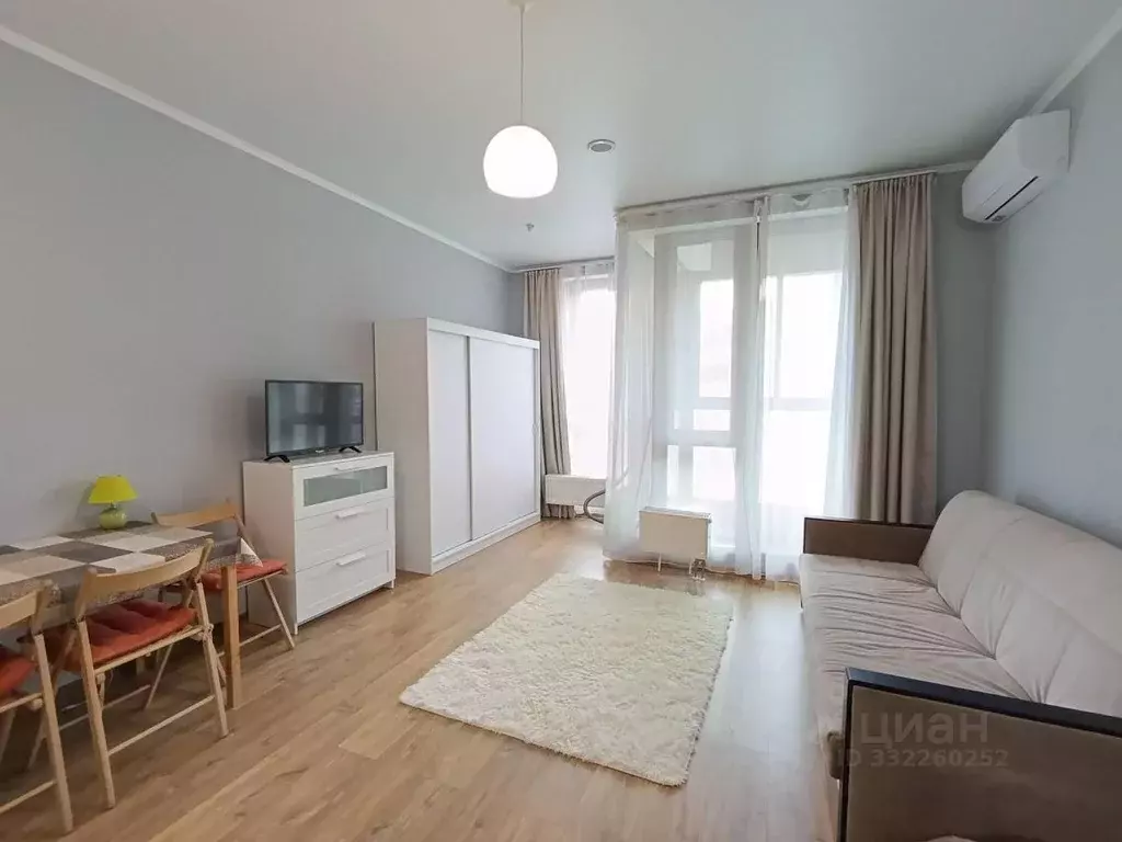 Студия Москва Ходынский бул., 2 (32.4 м) - Фото 1
