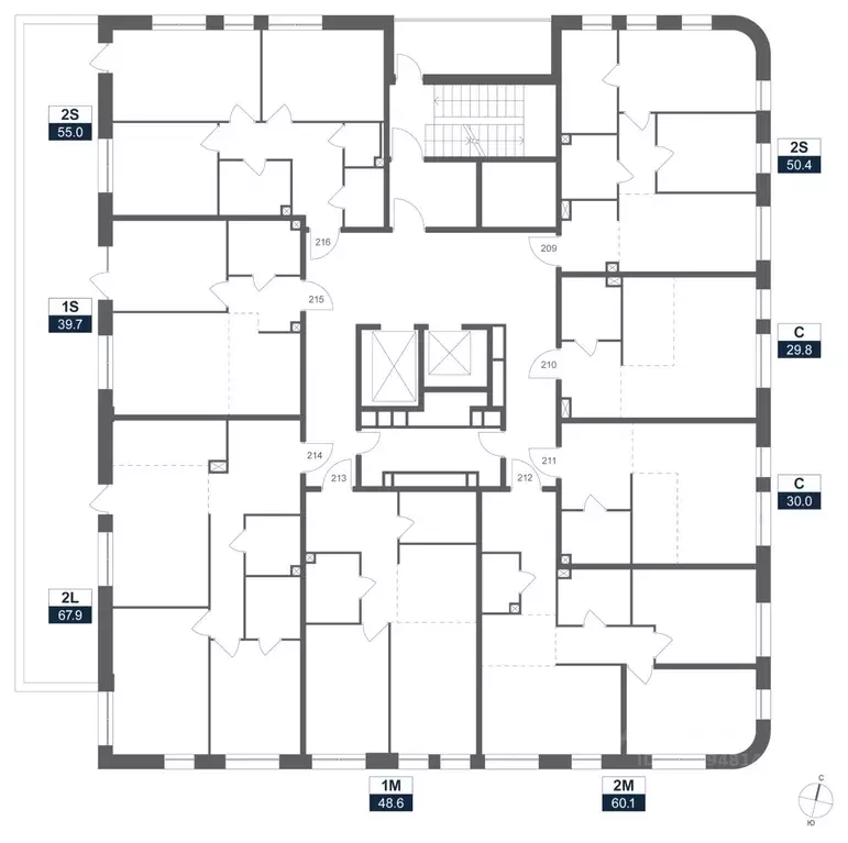 2-к кв. Москва Электрозаводская ул., 60 (60.1 м) - Фото 1