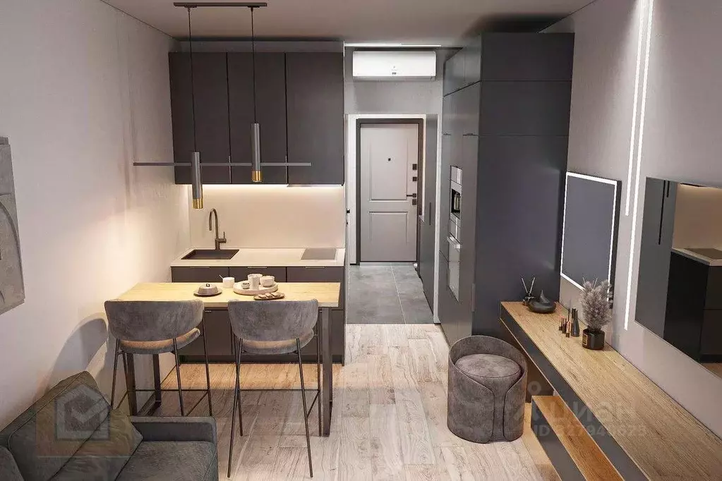 Студия Крым, Симферопольский район, Николаевка пгт ул. ... - Фото 1