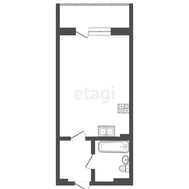Квартира-студия: Судак, Набережная улица, 75 (44.9 м) - Фото 0
