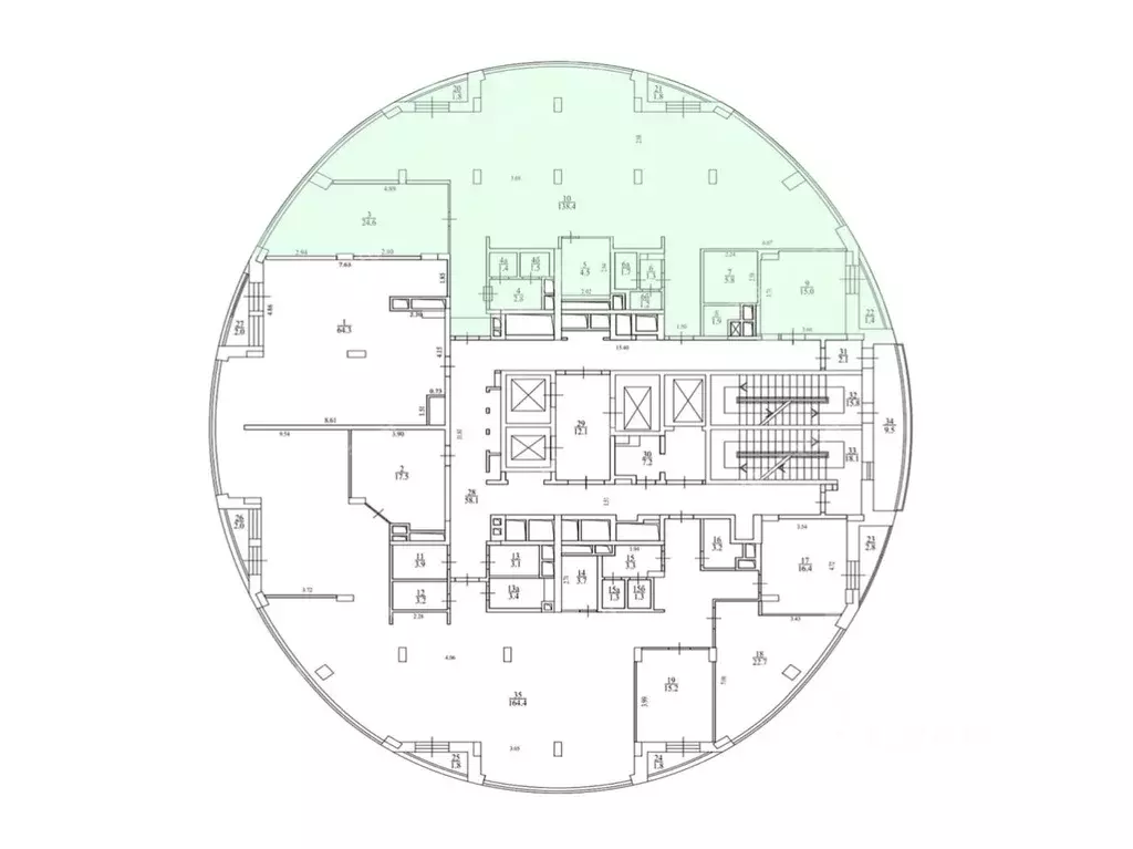 Офис в Москва Поклонная ул., 3к1 (228 м) - Фото 2