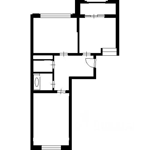 2-к кв. Краснодарский край, Краснодар Школьный мкр, ул. Школьная, 1 ... - Фото 2