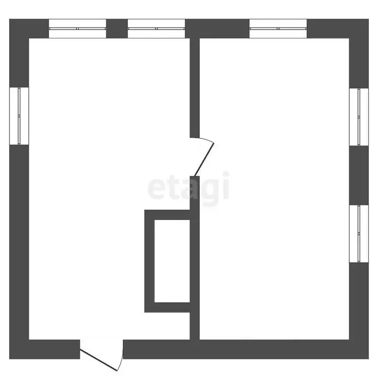 Дом в Пласт, улица Фрунзе (45.7 м) - Фото 2