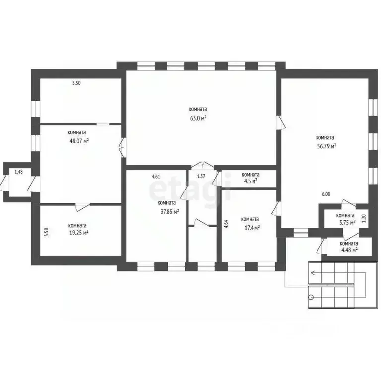 Дом в Саха (Якутия), Покровск ул. Чкалова, 36 (251 м) - Фото 2