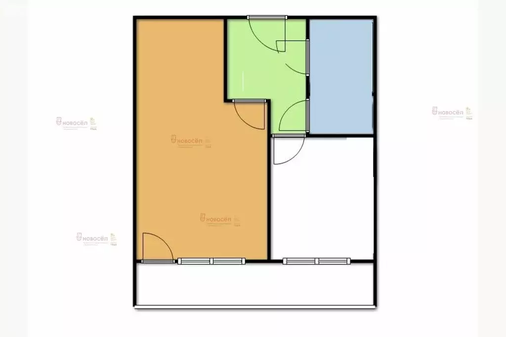 1-комнатная квартира: Екатеринбург, улица Бебеля, 146 (35 м) - Фото 1