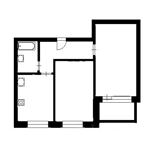 2-к кв. Башкортостан, Уфа ул. Авроры, 17 (45.0 м) - Фото 2