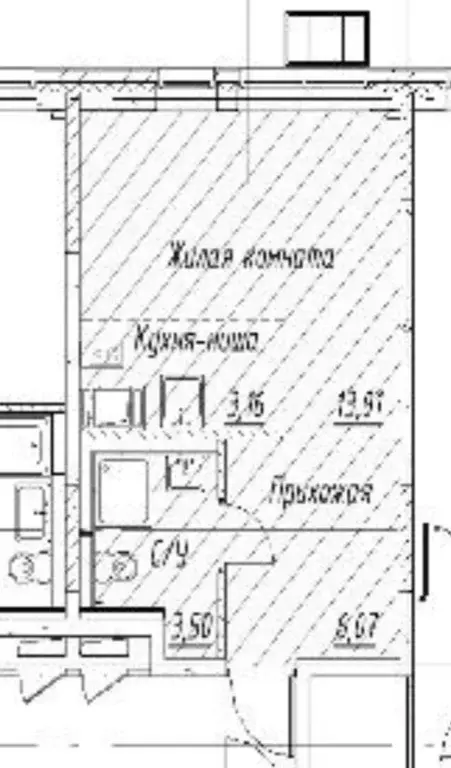 Продаётся квартира-студия, 25.74 м - Фото 0