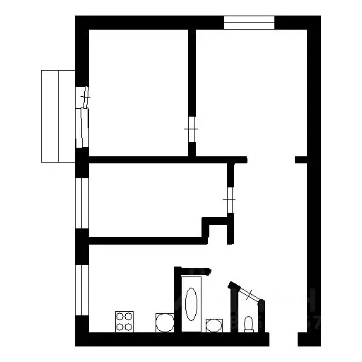 3-к кв. Оренбургская область, Гай ул. Ленина, 20 (54.6 м) - Фото 1