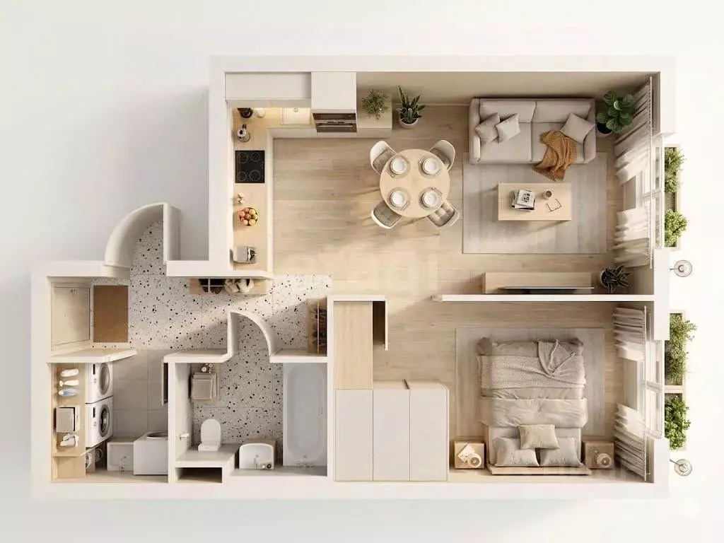 1-к кв. Нижегородская область, Нижний Новгород д. Афонино, ул. ... - Фото 2