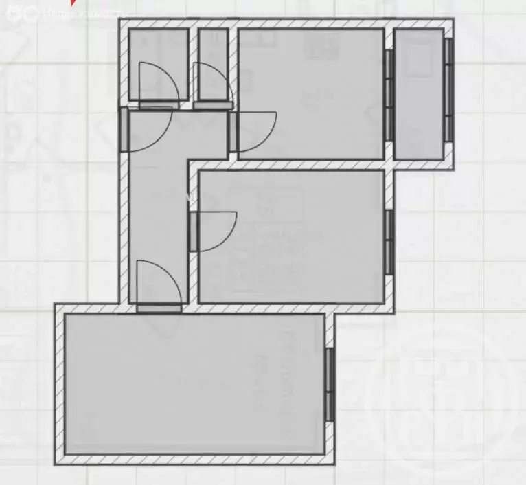 2-комнатная квартира: Всеволожск, Севастопольская улица, 1 (50 м) - Фото 1