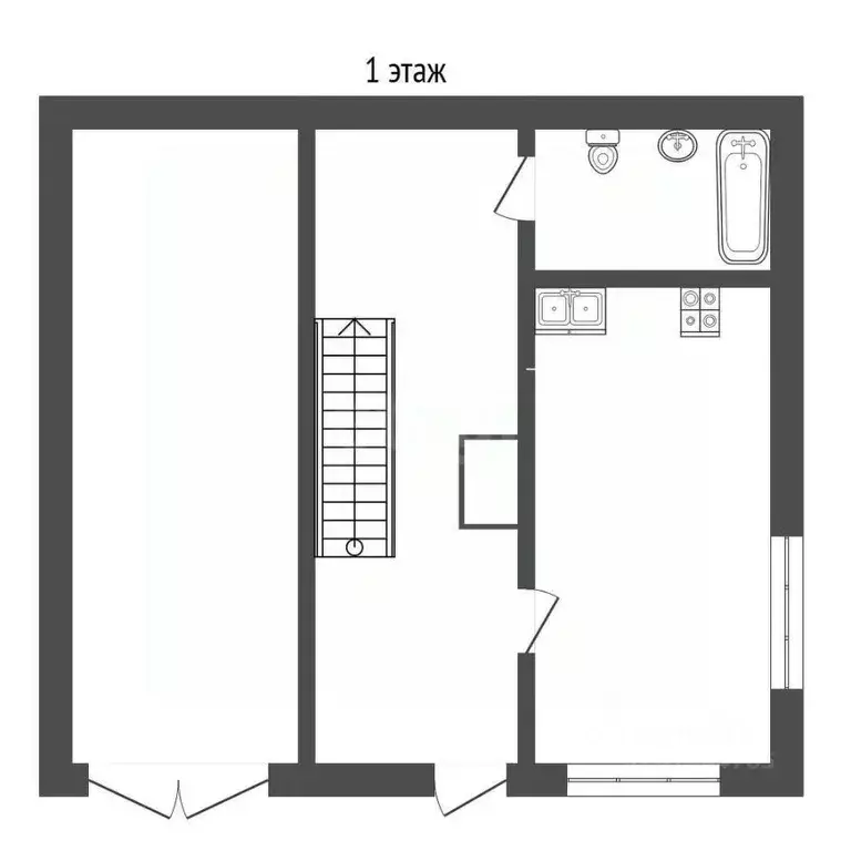 Дом в Кемеровская область, Юрга ул. Демьянова, 9 (169 м) - Фото 1