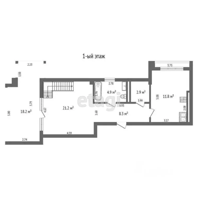 3-к кв. Крым, Ялта ул. Свердлова, 48Ак6 (227.0 м) - Фото 2