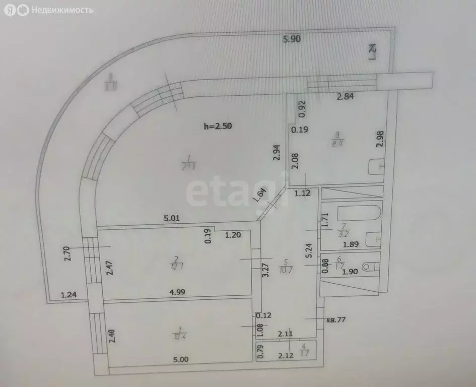 3-комнатная квартира: Казань, Чистопольская улица, 14 (71.7 м) - Фото 1