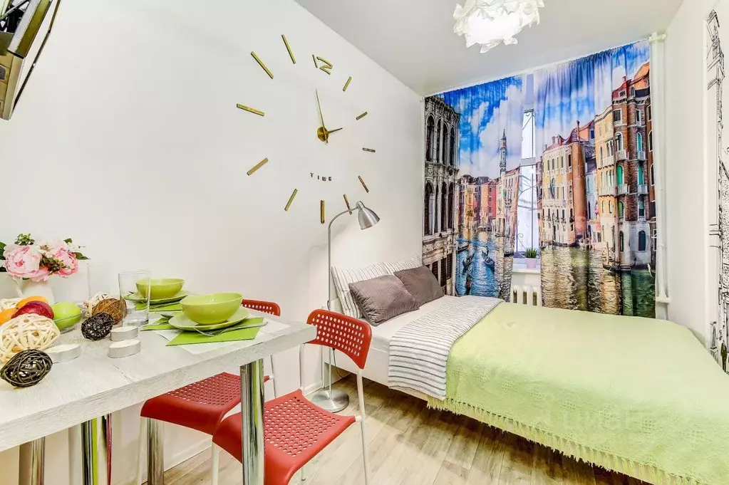 Студия Санкт-Петербург ул. Рубинштейна, 24 (15.0 м) - Фото 1