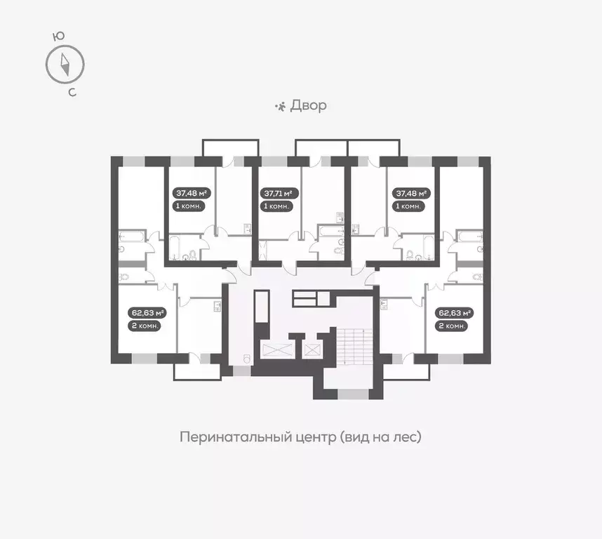 1-к кв. Красноярский край, Красноярск ул. Академгородок, 76 (37.9 м) - Фото 2