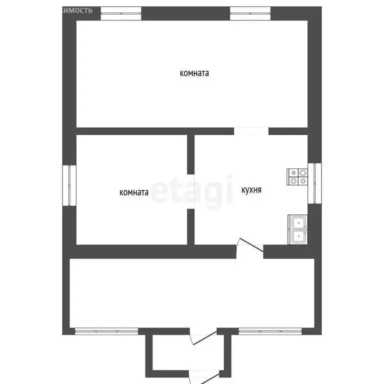 Дом в Новоалтайск, улица Куйбышева (41 м) - Фото 1