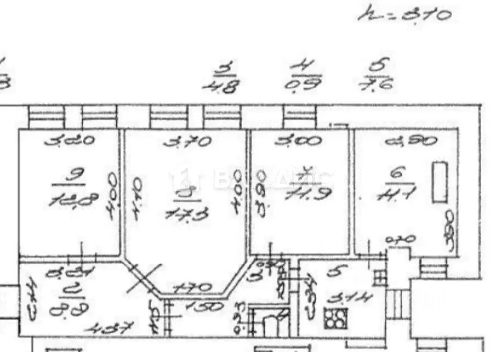 3-к кв. Санкт-Петербург Гончарная ул., 11 (77.0 м) - Фото 2