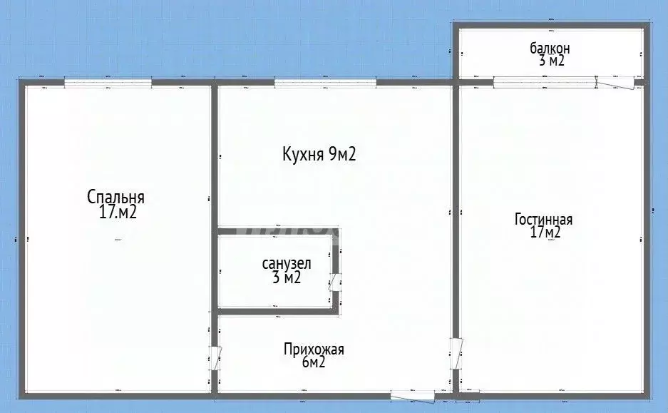 2-к кв. Дагестан, Махачкала ул. Абдулхакима Исмаилова, 30 (55.0 м) - Фото 2