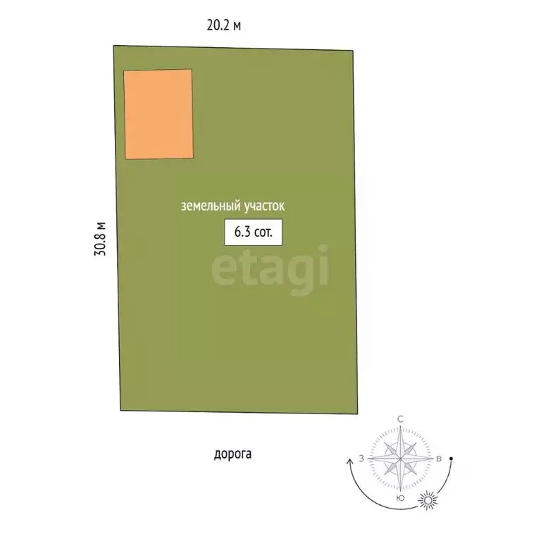 Дом в Томская область, Томский район, Поселок Зональная ст. ул. ... - Фото 2