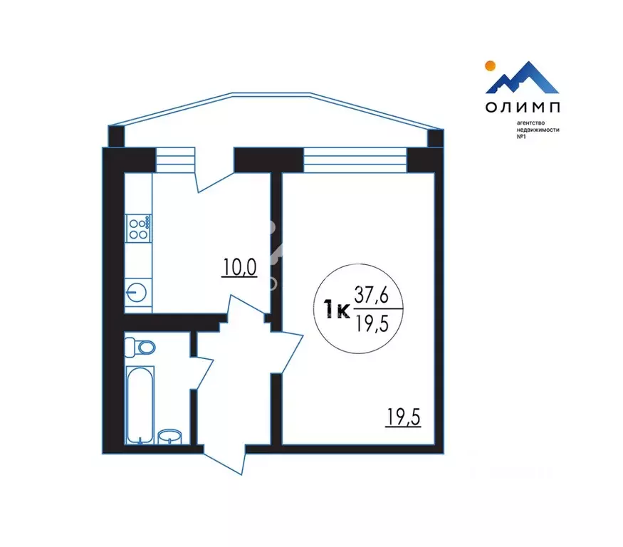 1-к кв. Ярославская область, Ярославль просп. Фрунзе, 39 (37.6 м) - Фото 2