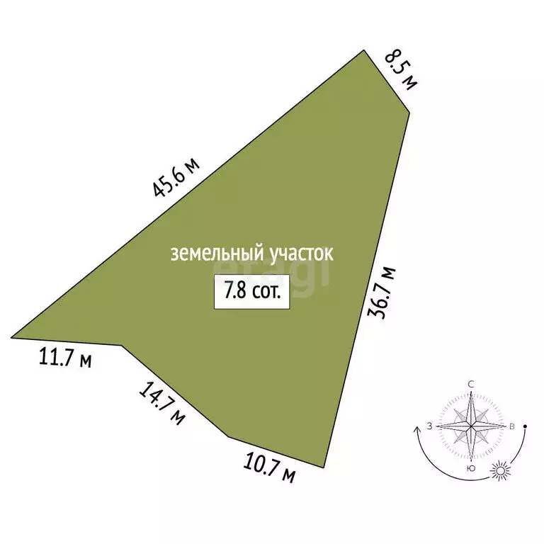 Участок в Севастополь, улица Горпищенко (7.8 м) - Фото 1