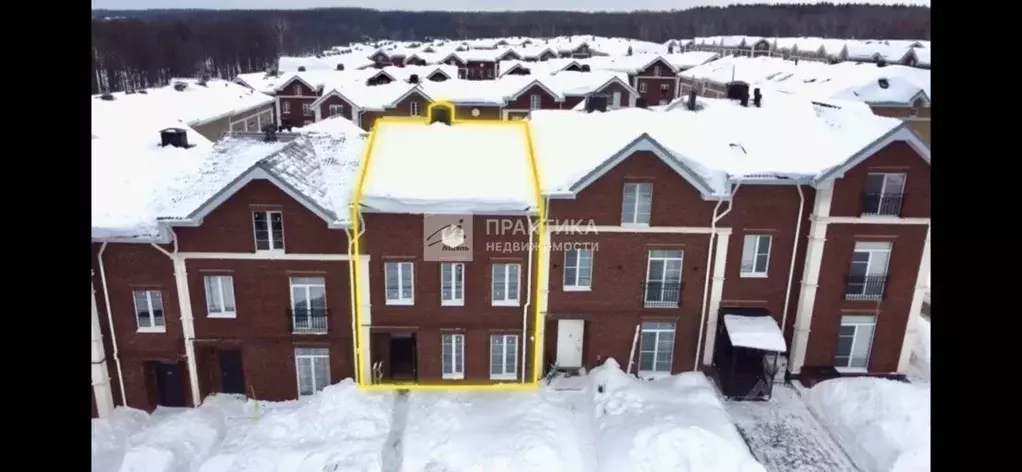 Таунхаус в Московская область, Подольск городской округ, д. Бережки ... - Фото 1