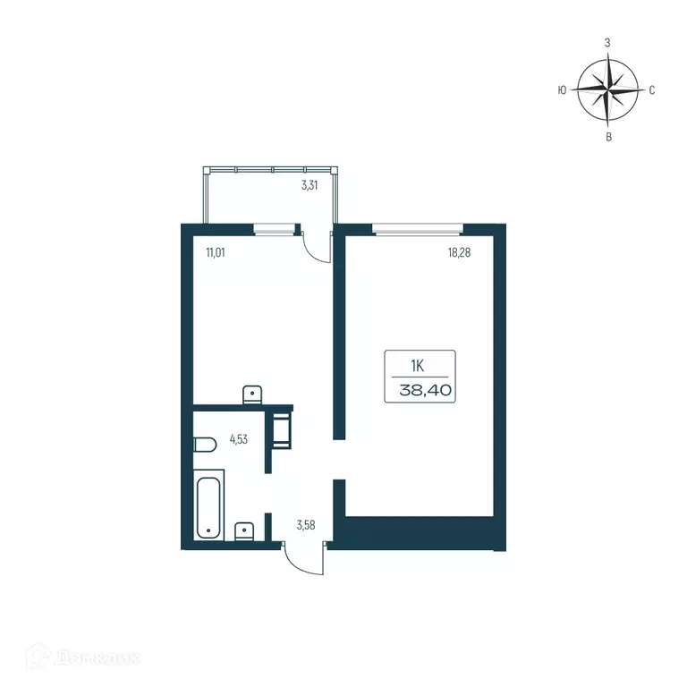 Продаётся 1-к квартира, 36.7 м - Фото 0