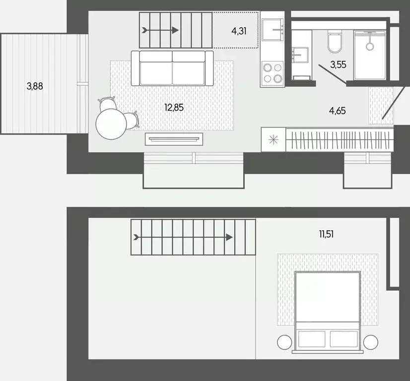 1-к кв. Алтай, Майминский район, пос. Карлушка  (40.75 м) - Фото 0