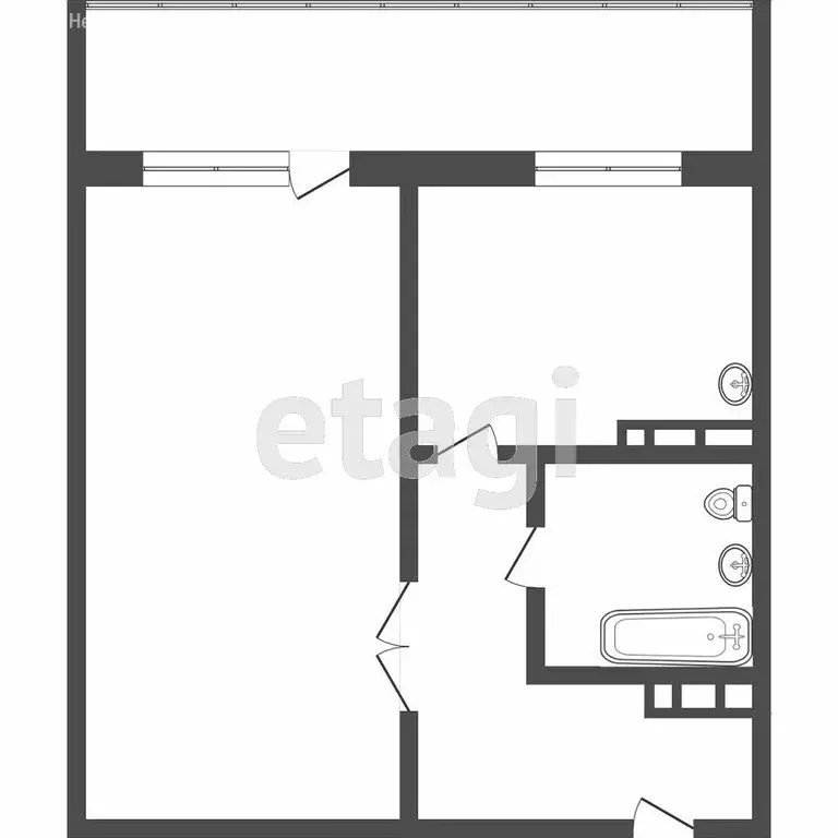1-комнатная квартира: Северск, улица Ленина, 128 (34.7 м) - Фото 1