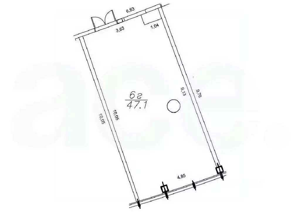 Офис в Москва наб. Пресненская, 12 (47 м) - Фото 2