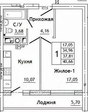 1-к кв. Смоленская область, Смоленский муниципальный округ, д. ... - Фото 0
