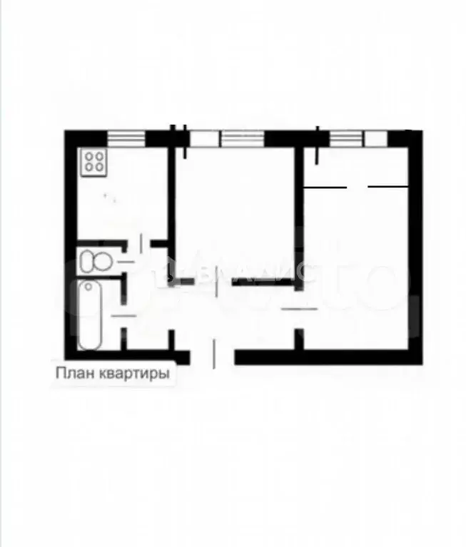 2-к. квартира, 49,7 м, 6/9 эт. - Фото 0