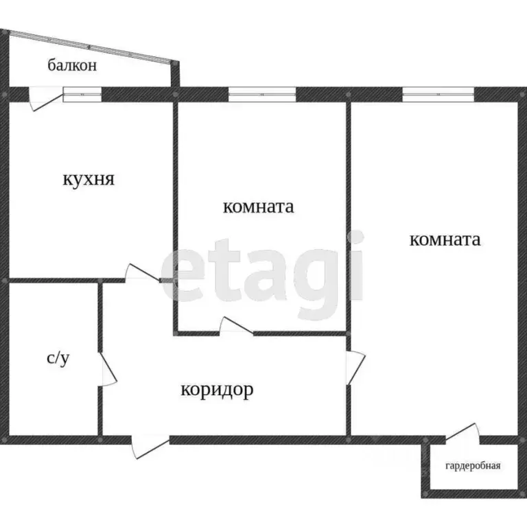 2-к кв. Костромская область, Кострома Бульварная ул., 2 (71.5 м) - Фото 1