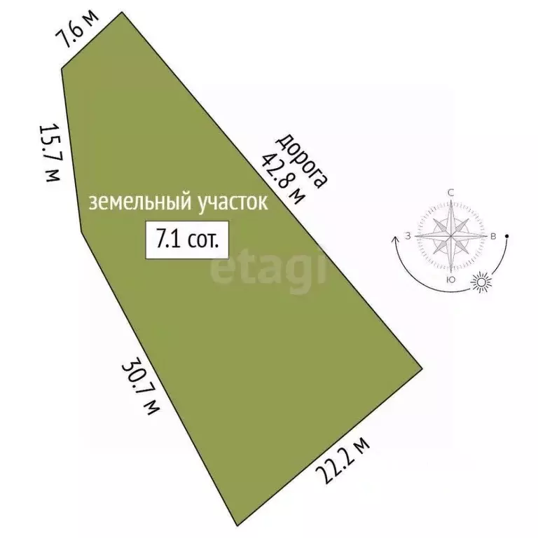 Участок в Вологодская область, Вологда Ленинградская ул., 169 (7.0 ... - Фото 1