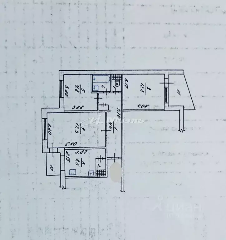 3-к кв. Крым, Симферополь ул. Миллера, 6А (65.0 м) - Фото 2