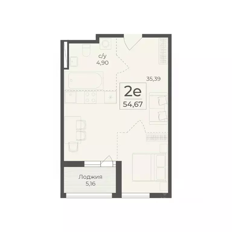 2-к кв. Крым, Ялта муниципальный округ, Массандра пгт ш. Южнобережное ... - Фото 1