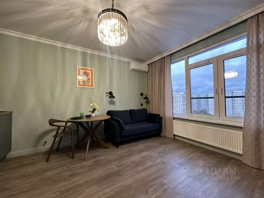 Студия Москва ул. Авиаторов, 1 (23.0 м) - Фото 1