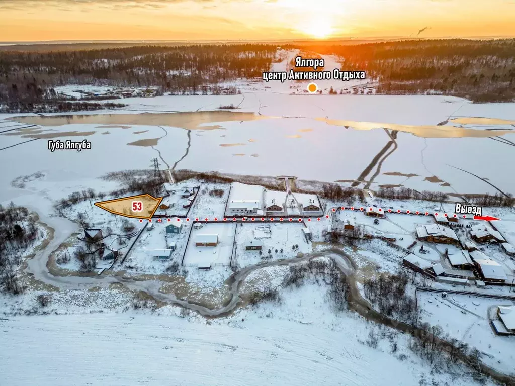 Участок в Карелия, Прионежский район, Заозерское с/пос, д. Ялгуба ул. ... - Фото 1