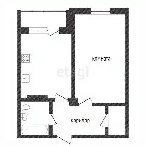 1-к кв. Воронежская область, Воронеж ул. Полякова, 9 (35.6 м) - Фото 1