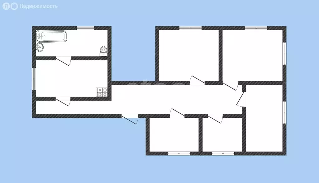 Дом в село Дружба, улица Ибрагима Хаджи Катчиева (101 м) - Фото 1