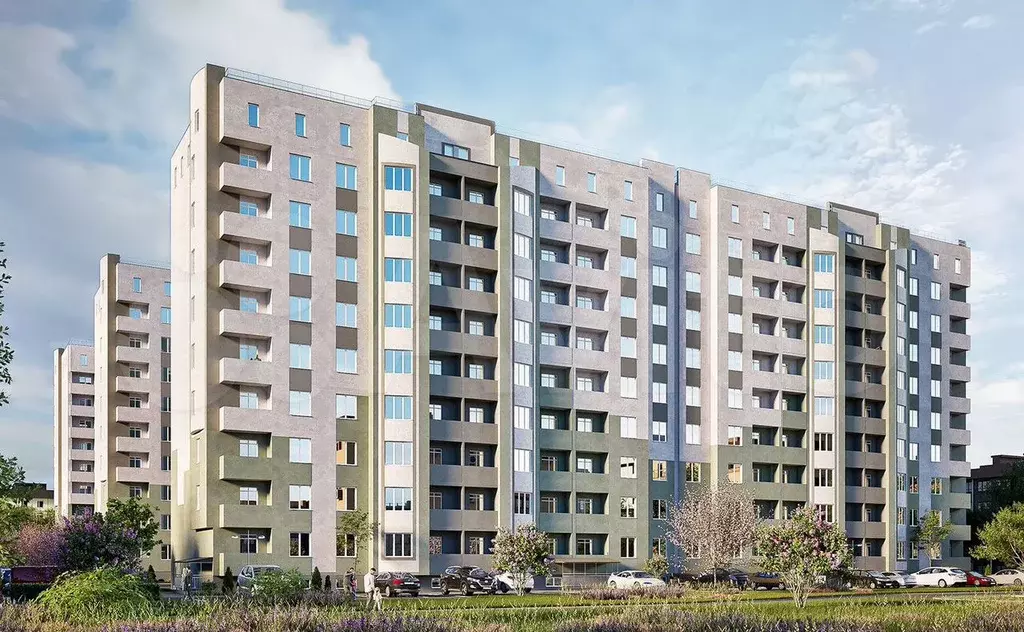 1-к. квартира, 36,2 м, 9/9 эт. - Фото 0